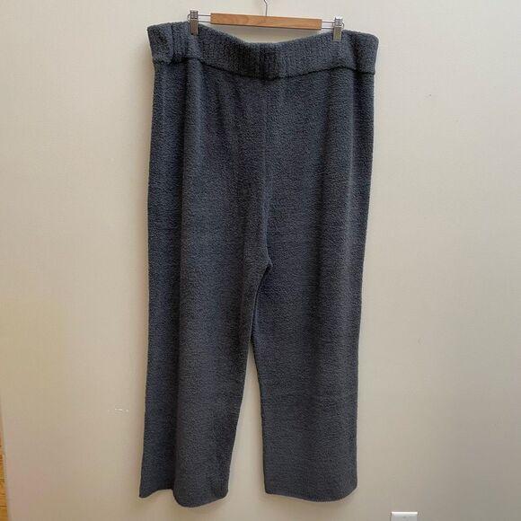 UGG Terri Wide Leg Cozy Knit Lounge Pant Womens 2X Gray Soft Fuzzy Pull On - Picture 4 of 12